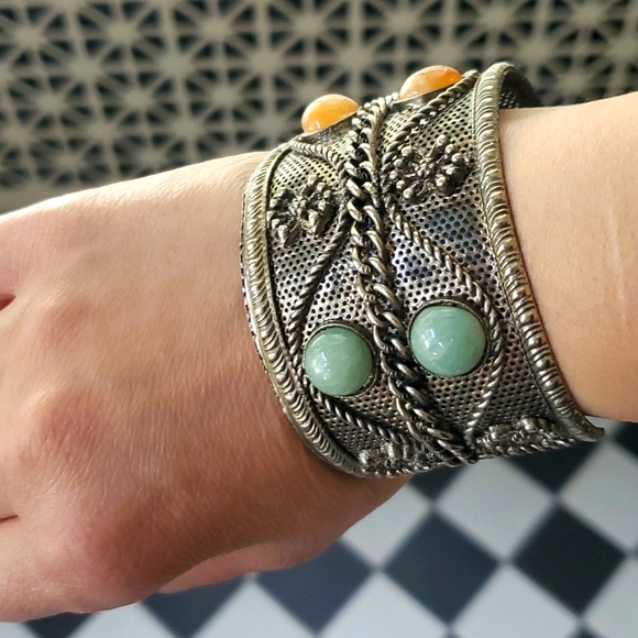 Vintage 1980s-1990s Boho metal bracelet - Picture 6 of 12